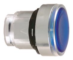 SCHNEIDER ELECTRIC ZB4BH063 Switch Actuator, Push-On/Push-Off, Blue, Schneider 22mm Pushbutton Switches