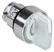 SCHNEIDER ELECTRIC ZB4BK1313 Switch Actuator, White, Schneider Harmony XB4 Series 22mm Illuminated Selector Switches