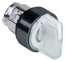 SCHNEIDER ELECTRIC ZB5AK1813 Switch Actuator, White, Schneider Harmony XB5 Series 22mm Illuminated Selector Switches