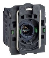 SCHNEIDER ELECTRIC ZB5AW063 Contact Block, DPST - NO, Screw Clamp, 2 Pole, 6 A, 120 V