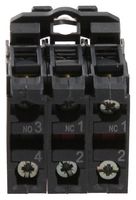 SCHNEIDER ELECTRIC ZB5AZ141 Contact Block, 1.2 A, 600 V, 3 Pole, Screw Clamp