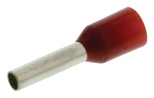 MULTICOMP PRO E1508-RED Wire Ferrule, Single Wire, 16 AWG, 1.5 mm², 8 mm, Red, E Series