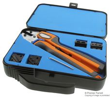 Thomas ＆ Betts ERG4 Sta-Kon Ergonomic Crimp Tool for Installing Wire Ferrules, #26-1/0 AWG, Orange/Black Handle by Thomas ＆ Betts Thomas \u0026 Betts Sta-Kon ERG4 Ratchet Crimper for wire Lug Ferrule