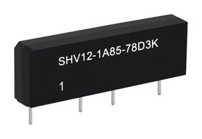STANDEXMEDER SHV05-1A85-78D4K Reed Relay, SPST-NO, 5 VDC, SHV Series, Through Hole, 140 ohm, 1 A