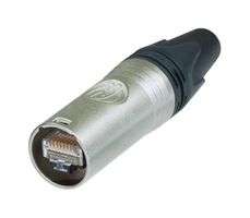 NEUTRIK NE8MX6-T Modular Connector, Nickel, RJ45 Plug, 1 x 1 (Port), 8P8C, Cat6a, IP65, Cable Mount