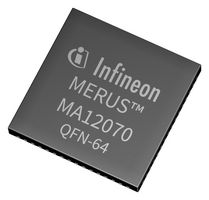 INFINEON MA12070XUMA1 Audio Power Amplifier, 30 W, D, 2 Channel, 4V to 26V, QFN-EP, 64 Pins