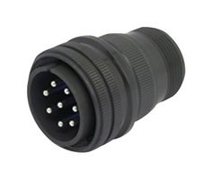 FUJIKURA / DDK CONNECTORS DMS3106A22-14SW-F Circular Connector, DMS Series, MIL-DTL-5015 Series, Straight Plug, 19 Contacts, Solder Socket
