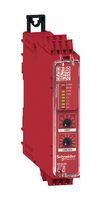 SCHNEIDER ELECTRIC XPSUS12AC Safety Relay, 24 VAC/VDC, DPST-NO, Harmony XPS Series, DIN Rail, 5 A, Spring