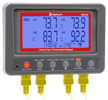 TRIPLETT TMDL400 Data Logger, Thermocouple, 4 Channel, Temperature, LCD