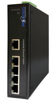 UNICOM FEP-75052IN Switch, 5 Ports, Industrial, Fast Ethernet, DIN Rail / Wall, RJ45 MDI/MDI-X x 5, 10Mbps, 100Mbps