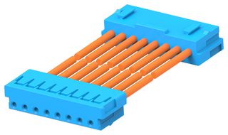 TE CONNECTIVITY 2405869-8 Conjunto de Cable, Conector CN1 a Conector CN2, 8 Posiciones, 2 mm, 1 Hilera, 300 mm, 11.8 "
