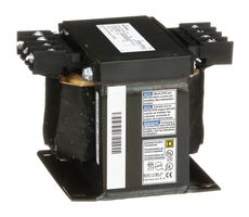 SQUARE D BY SCHNEIDER ELECTRIC 9070T500D66 Chassis Mount Transformer, Type T, Industrial Control, 208V, 240V, 24V, 500 VA