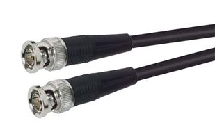 L-COM CC59A-5 RF / Coaxial Cable Assembly, 5 ft, 1.5 m, RG59A/U, BNC Plug, BNC Plug, 75 ohm