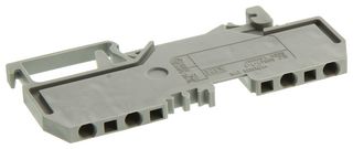 WAGO 279-831 DIN Rail Mount Terminal Block, 4 Positions, 28 AWG, 16 AWG, 1.5 mm², Clamp, 18 A