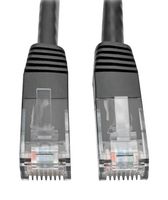 EATON TRIPP LITE N200-015-BK Ethernet Cable, Cat5, Cat5e, Cat6, RJ45 Plug to RJ45 Plug, UTP (Unshielded Twisted Pair), Black