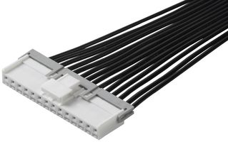 MOLEX 15137-1403 Cable Assembly, Mini-Lock Receptacle to Mini-Lock Receptacle, 14 Positions, 2.5 mm, 1 Row, 300 mm