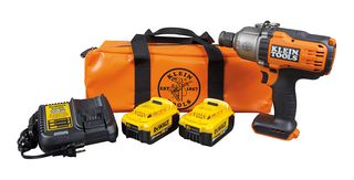 KLEIN TOOLS BAT20-7161 7/16"IMPACT WRENCH KIT, 500FTLB, 1900RPM