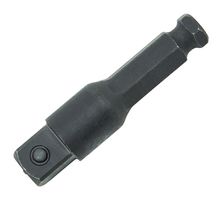 KLEIN TOOLS NRHDA4 SOCKET ADAPTOR, 7/16" HEX X 1/2 M
