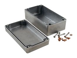 HAMMOND 1590Z155 Metal Enclosure, Small, Diecast Aluminum, 90 mm, 120.5 mm, 221 mm, IP68