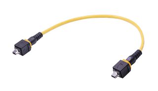 HARTING 33483434805005 Cable Ethernet, Cat6a, Tipo A IX Macho a Tipo A IX Macho, Amarillo, 500 mm, 19.7 "