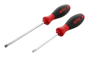WIHA 30279 Juego de Desarmadores, Pano 6.5mm, Phillips #2, 2 Piezas, Serie SoftFinish