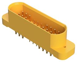 POSITRONIC GFSH02M93H/AA Rectangular Power Connector, 21Pwr+12Sig, 33 Contacts, GFSH Series, Panel PCB Mount, Press Fit