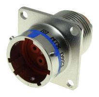AMPHENOL AEROSPACE MS3470L12-3P Circular Connector, MIL-DTL-26482 Series II, MS3470 Series, Wall Mount Receptacle, 3 Contacts