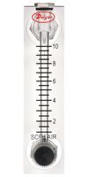 DWYER VFA-44 Liquid Flowmeter, 0.13 to 0.66 GPM (US), 10 bar, 5 % Accuracy, 1/8" FNPT, VF Series