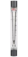 DWYER VFC-122-EC Air Flowmeter, 5 to 50 SCFM, 1" FNPT, 100psi, 2% Accuracy, In-Line End, Visi-Float VFC II Series