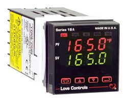 DWYER 16A2020 Temperature/Process Loop Controller, RTD, -10 °C to 55 °C, 0.25%, 15 VDC, 16A Series