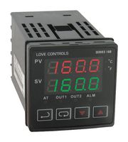 DWYER 16B-22 Temperature/Process Loop Controller, Voltage Pulse, B/E/J/K/L/R/S/T/U/W/Pt100/JPT100, 14 VDC