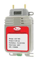 DWYER 610-05D-BNV Pressure Transmitter, 0.25% Accuracy, 0.5 Inch-H2O