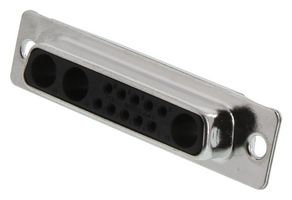 ITT CANNON DBA13W3SA197F0 D Sub Connector Housing, 13 Positions, Combo Layout D Sub, DB-13W3, D*A Series, Receptacle