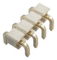 GCT BG304-04-A-0500-L-G Cabezal de Pin, Tarjeta-a-Tarjeta, 2.54 mm, 1 Líneas, 4 Contactos, Agujero Pasante