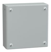 SCHNEIDER ELECTRIC NSYSBM20208 Metal Enclosure, Electrical / Industrial, Steel, 200 mm, 200 mm, 80 mm, IP66