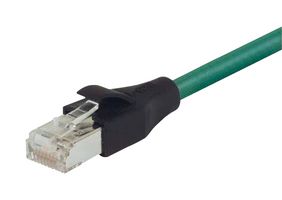 L-COM TRD695AHF-5 Ethernet Cable, Cat6a, RJ45 Plug to RJ45 Plug