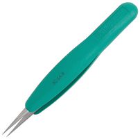 EXCELTA 3C-SA-R Tweezers, Precision, ESD, Straight, Pointed, 112.5 mm, Stainless Steel