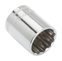 CRESCENT CDS48N SOCKET,3-8 DRIVE,18MM,12PT - CRESCENT ROHS COMPLIANT: NA