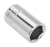 CRESCENT CDS6N Socket, 6 Point, 11/32" SAE AF, 1/4" Drive, 0.88" Overall Length