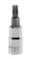 CRESCENT CDTS4N Socket, Torx Bit, T27, 1/4" Drive, 1.58" Overall Length