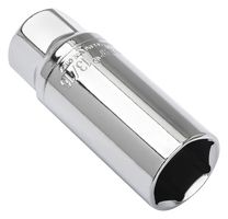 CRESCENT CSPS2N Socket, Spark Plug, 6 Point, 13/16" SAE AF, 3/8" Drive, 2.73" Overall Length