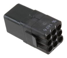 AMPHENOL AEROSPACE LMD-3001-S Heavy Duty Connector Insert, LMD Series, 9 Contacts, 3 Row, Receptacle, Socket
