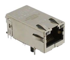 BEL MAGNETIC SOLUTIONS 0826-1X1T-M1-F Modular Connector, RJ45 Jack, 1 x 1 (Port), 8P8C, Through Hole Mount