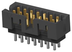 TE CONNECTIVITY 1-2842236-4 Pin Header, Board-to-Board, 2 mm, 2 Rows, 14 Contacts, Through Hole Straight, AMPMODU Series