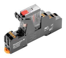 WEIDMULLER 2576180000 Power Relay, SPDT, 115 VAC, 10 A, D-Series, DIN Rail, Non Latching
