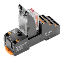 WEIDMULLER 2576060000 Power Relay, 4PDT, 230 VAC, 5 A, D-Series, DIN Rail, Non Latching