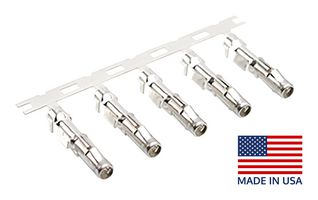 AMPHENOL SINE/TUCHEL SS12A1T Circular Connector Contact, ecomate Aquarius RM Series, Socket, Crimp, 12 AWG, 14 AWG