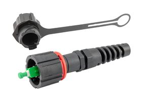 L-COM FOC-IPSCSA-48D Fiber Optic Connector, W/ Dust Cap, SC, Singlemode, 4.5mm to 4.9mm