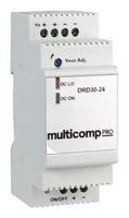 MULTICOMP PRO MP-DRD30-24 Isolated DIN Rail Mount DC/DC Converter, ITE, 4:1, 30 W, 1 Output, 24 V, 1.25 A