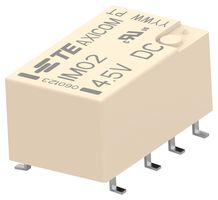 AXICOM - TE CONNECTIVITY 2-1462040-4 Signal Relay, 4.5 VDC, DPDT, 2 A, IM Series, Surface Mount, Non Latching